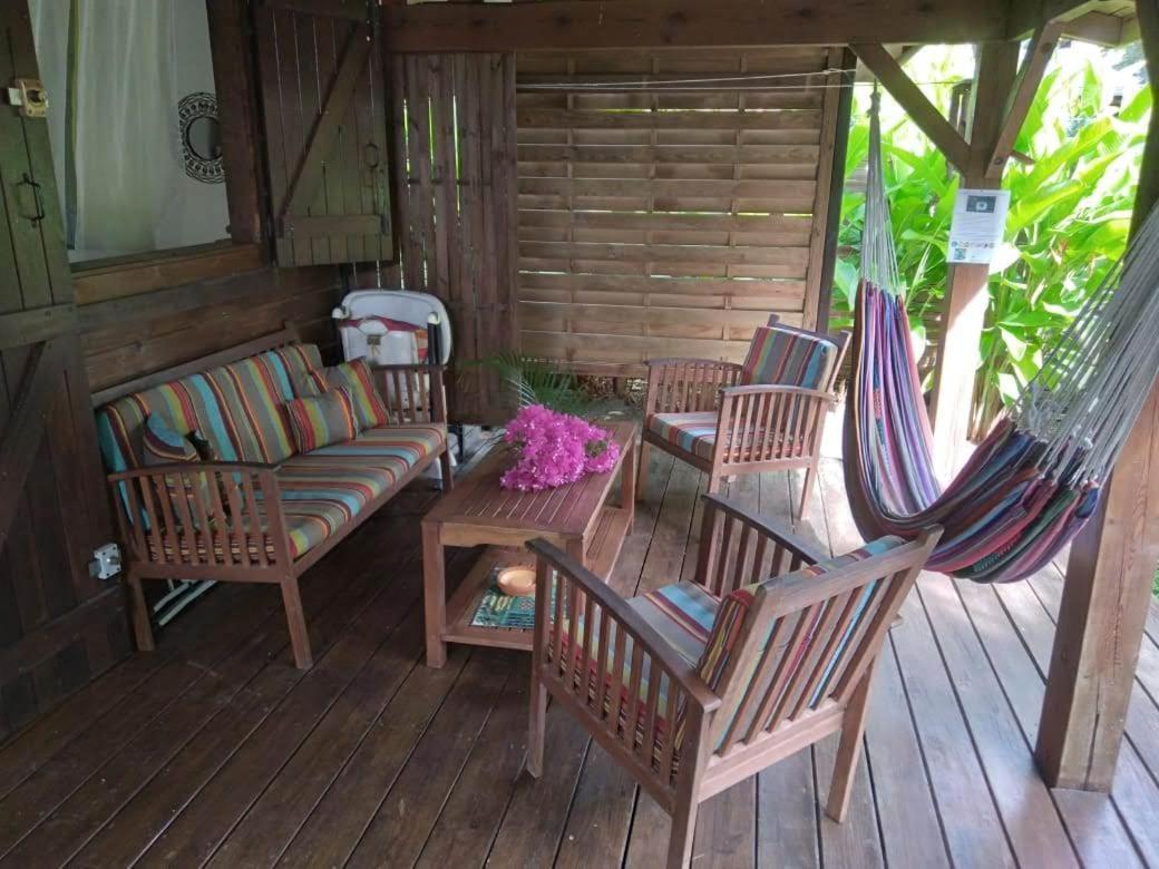 Kaz Creole Aventure Tropicale Insolite, Fibre, Jardin Et Jacuzzi Prives Saint-Francois  Exterior photo