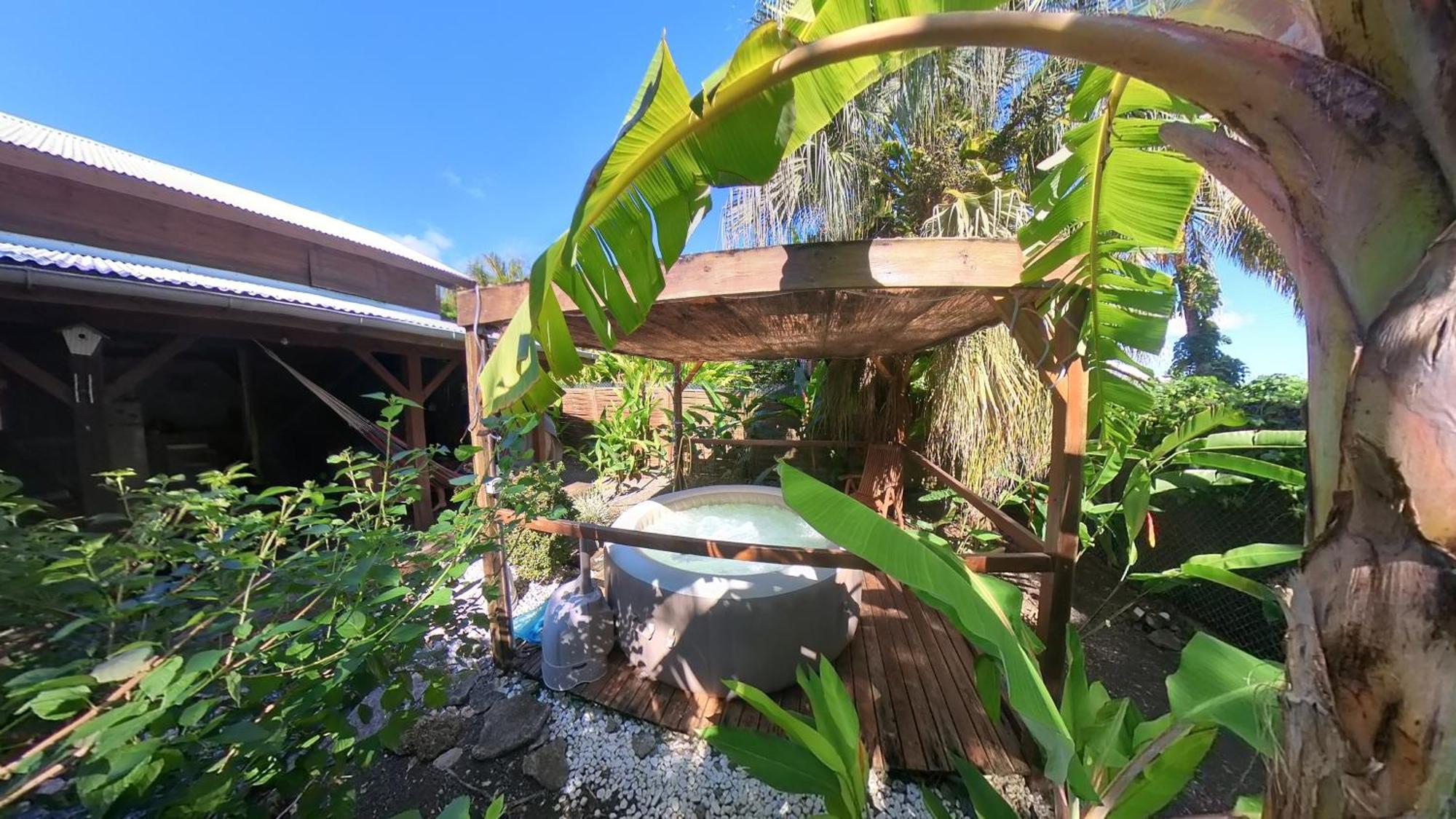 Kaz Creole Aventure Tropicale Insolite, Fibre, Jardin Et Jacuzzi Prives Saint-Francois  Exterior photo